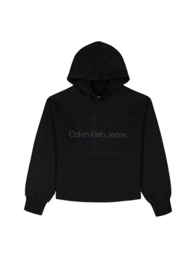 Casaco com capuz em malha polar Monologo para meninas
