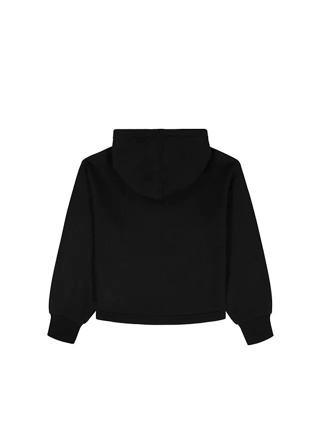 Casaco com capuz em malha polar Monologo para meninas Casaco com capuz em malha polar Monologo para meninas