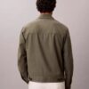Casaco de camisa em linho e algodão Casaco de camisa em linho e algodão