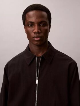 Casaco de camisa em seersucker