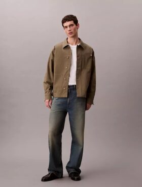 Casaco de trabalho em sarja Cotton Stretch de algodão