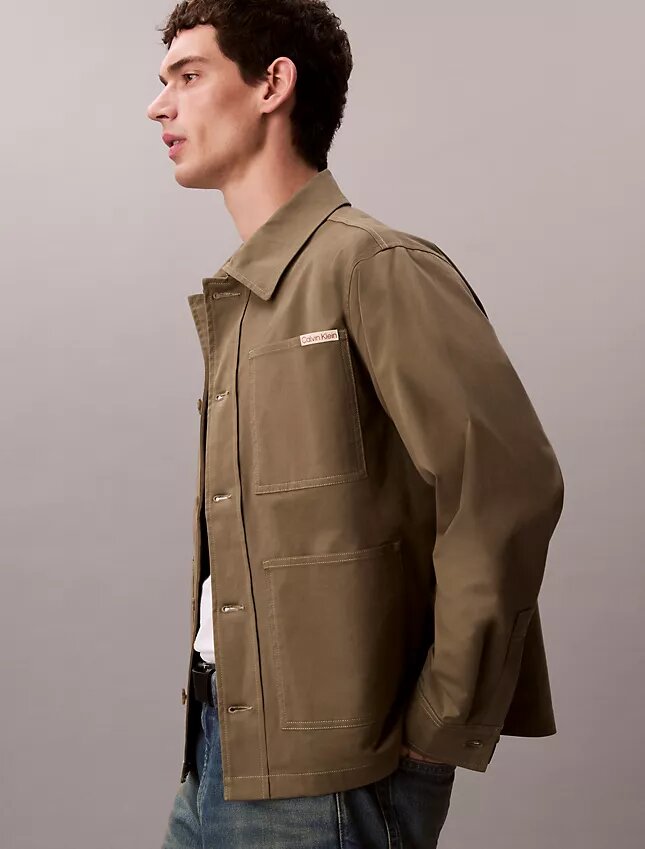 Casaco de trabalho em sarja Cotton Stretch de algodão Casaco de trabalho em sarja Cotton Stretch de algodão