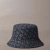 Chapéu de pescador com jacquard Monogram em toda a superfície Chapéu de pescador com jacquard Monogram em toda a superfície
