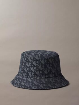 Chapéu de pescador com jacquard Monogram em toda a superfície