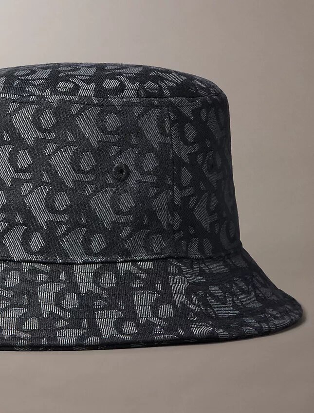 Chapéu de pescador com jacquard Monogram em toda a superfície Chapéu de pescador com jacquard Monogram em toda a superfície