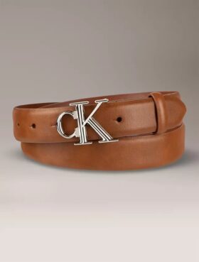 Cinto com placa com logótipo Monogram