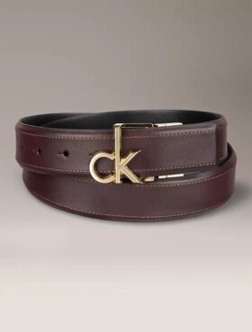 Cinto reversível com placa com logótipo Monogram