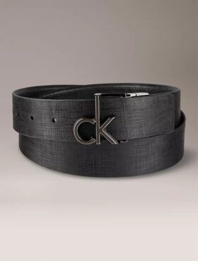 Cinto reversível com placa com logótipo Monogram Cinto reversível com placa com logótipo Monogram