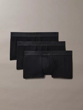 CK Black Conjunto de 3 Low Rise Trunks