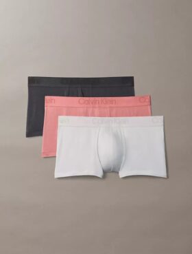 CK Black Conjunto de 3 Low Rise Trunks