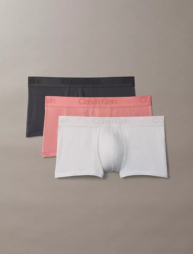 CK Black Conjunto de 3 Low Rise Trunks CK Black Conjunto de 3 Low Rise Trunks