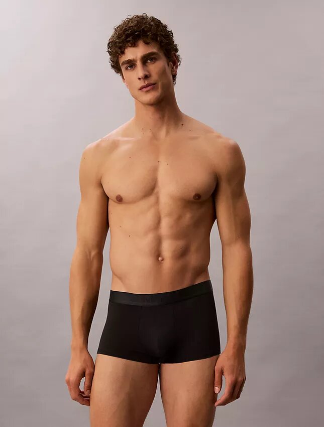 CK Black Conjunto de 3 Low Rise Trunks CK Black Conjunto de 3 Low Rise Trunks