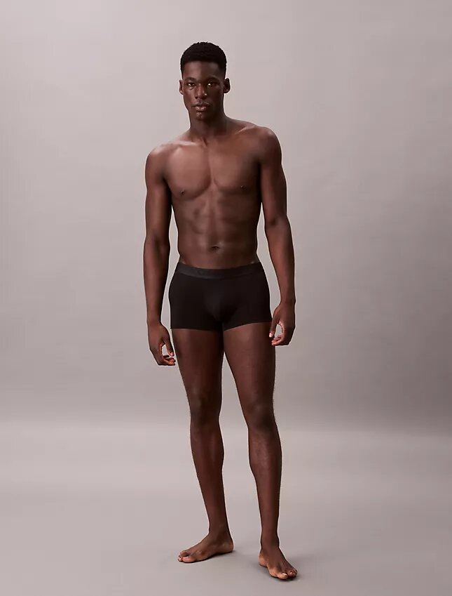CK Black Conjunto de 3 Low Rise Trunks CK Black Conjunto de 3 Low Rise Trunks