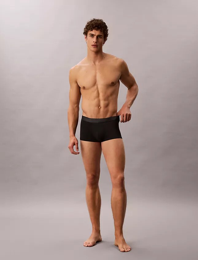 CK Black Conjunto de 3 Low Rise Trunks CK Black Conjunto de 3 Low Rise Trunks