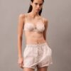 CK Black Renda Floral Unlined Balconette CK Black Renda Floral Unlined Balconette