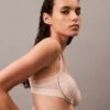 CK Black Renda Floral Unlined Balconette CK Black Renda Floral Unlined Balconette