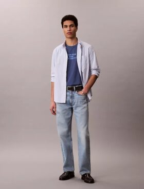 Ckj T-shirt clássica com gráfico