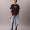 Ckj T-shirt clássica com gráfico Ckj T-shirt clássica com gráfico