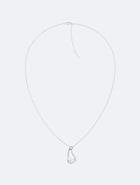 Colar com forma orgânica minimalista