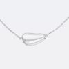 Colar com pingente em forma de gota