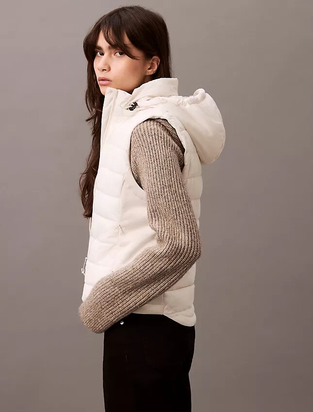 Colete acolchoado de nylon Colete acolchoado de nylon