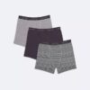 Conjunto de 2 Boxers justos de algodão Cotton Stretch com logótipo para meninos Conjunto de 2 Boxers justos de algodão Cotton Stretch com logótipo para meninos