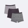 Conjunto de 2 Boxers justos de algodão Cotton Stretch com logótipo para meninos Conjunto de 2 Boxers justos de algodão Cotton Stretch com logótipo para meninos