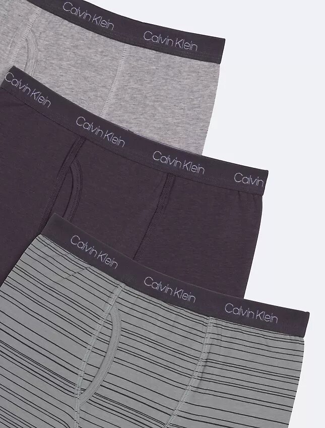 Conjunto de 2 Boxers justos de algodão Cotton Stretch com logótipo para meninos Conjunto de 2 Boxers justos de algodão Cotton Stretch com logótipo para meninos
