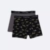 Conjunto de 2 Boxers justos em algodão Cotton Stretch para meninos Conjunto de 2 Boxers justos em algodão Cotton Stretch para meninos