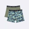 Conjunto de 2 Boxers justos em algodão Cotton Stretch para meninos Conjunto de 2 Boxers justos em algodão Cotton Stretch para meninos