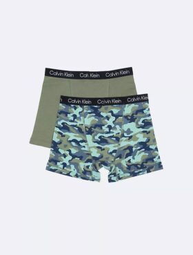 Conjunto de 2 Boxers justos em algodão Cotton Stretch para meninos