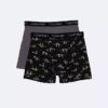 Conjunto de 2 Boxers justos em algodão Cotton Stretch para meninos Conjunto de 2 Boxers justos em algodão Cotton Stretch para meninos