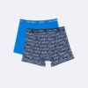 Conjunto de 2 Boxers justos em algodão Cotton Stretch para meninos Conjunto de 2 Boxers justos em algodão Cotton Stretch para meninos