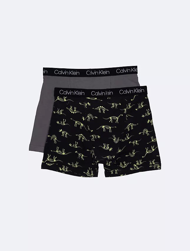Conjunto de 2 Boxers justos em algodão Cotton Stretch para meninos Conjunto de 2 Boxers justos em algodão Cotton Stretch para meninos