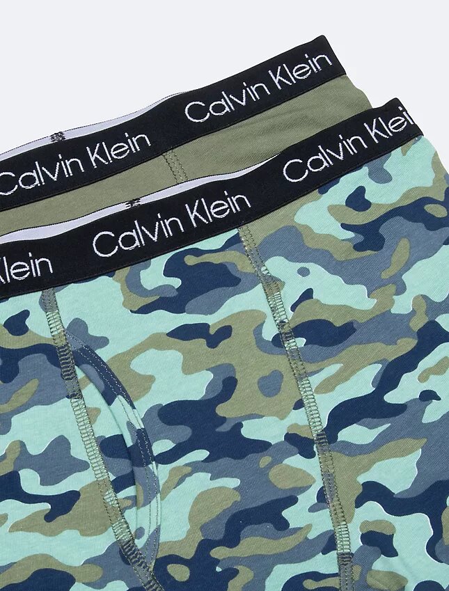 Conjunto de 2 Boxers justos em algodão Cotton Stretch para meninos Conjunto de 2 Boxers justos em algodão Cotton Stretch para meninos