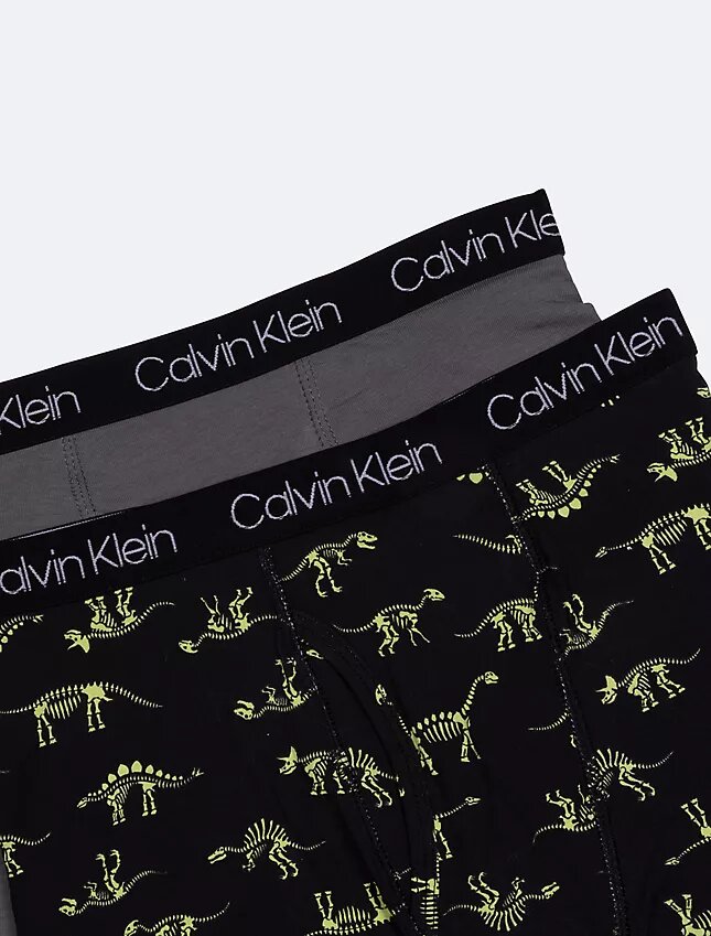 Conjunto de 2 Boxers justos em algodão Cotton Stretch para meninos Conjunto de 2 Boxers justos em algodão Cotton Stretch para meninos