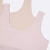 Conjunto de 2 Bralettes com faixa com logótipo para meninas Conjunto de 2 Bralettes com faixa com logótipo para meninas