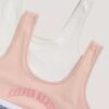 Conjunto de 2 Bralettes com logótipo em arco Conjunto de 2 Bralettes com logótipo em arco