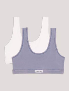 Conjunto de 2 Bralettes desbotadas para meninas