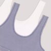 Conjunto de 2 Bralettes desbotadas para meninas Conjunto de 2 Bralettes desbotadas para meninas