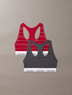 Conjunto de 2 bralettes Unlined em algodão e Modal da Icon