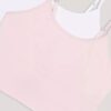 Conjunto de 2 camisolas com sutiã incorporado para meninas Conjunto de 2 camisolas com sutiã incorporado para meninas