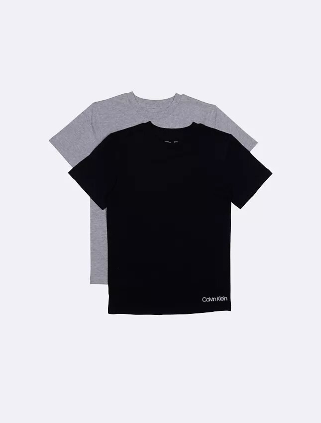 Conjunto de 2 T-shirts de algodão para meninos Conjunto de 2 T-shirts de algodão para meninos