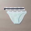 Conjunto de 3 biquínis Carousel em malha Cotton Stretch de algodão