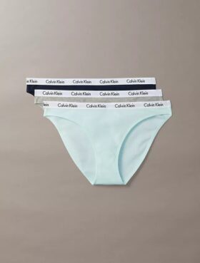 Conjunto de 3 biquínis Carousel em malha Cotton Stretch de algodão