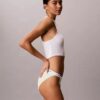 Conjunto de 3 biquínis de fio dental em malha elástica de Cotton Stretch