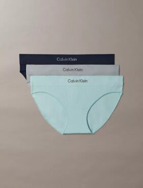 Conjunto de 3 biquínis sem costuras em Microfiber com canelado