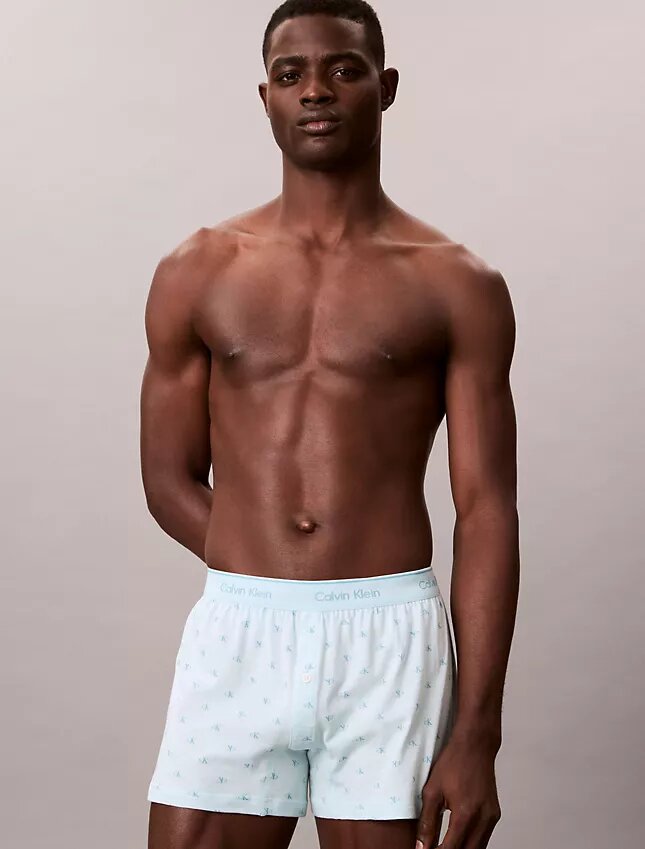 Conjunto de 3 boxers de malha Cotton Classics Conjunto de 3 boxers de malha Cotton Classics