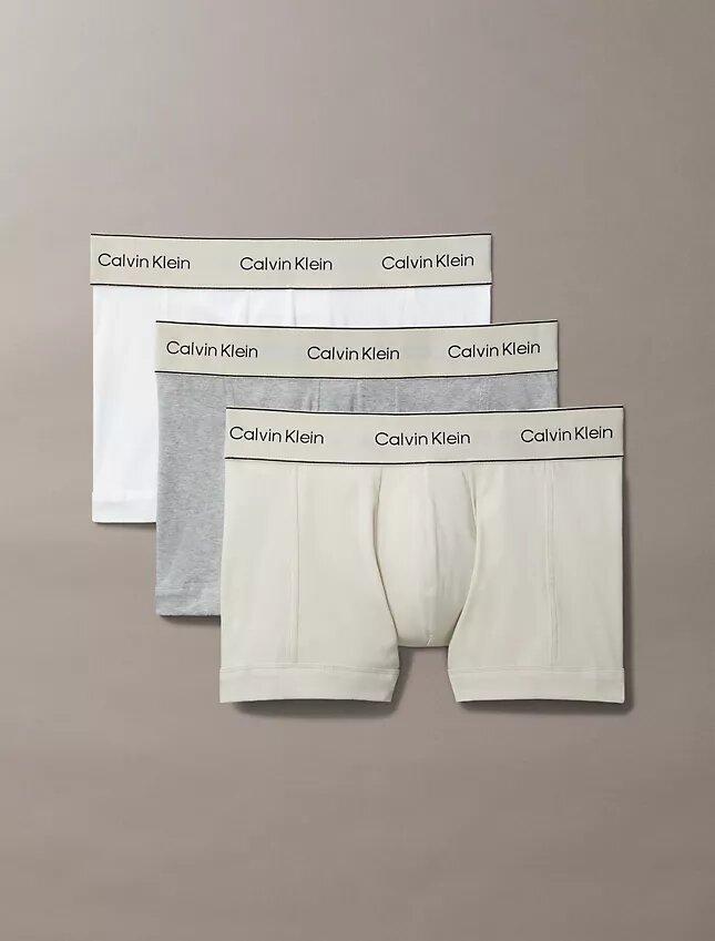Conjunto de 3 boxers em algodão Cotton Stretch Heritage Conjunto de 3 boxers em algodão Cotton Stretch Heritage