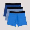 Conjunto de 3 Boxers justos de malha de desempenho para meninos